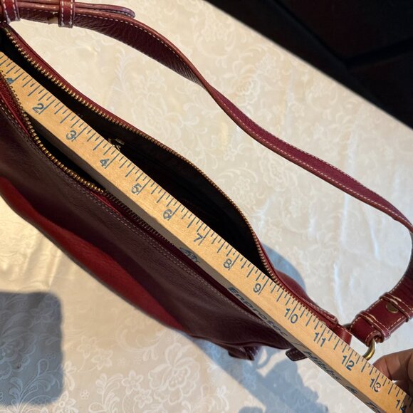 Ralph Lauren pebbled leather hobo style bag New with minor defect - Picture 10 of 12